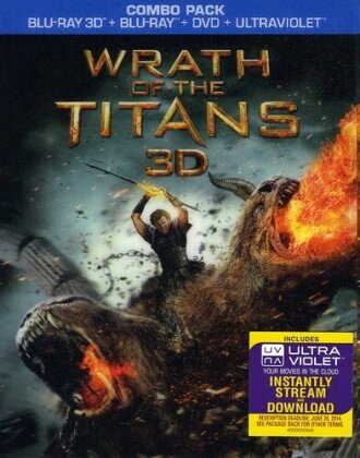 Wrath of the Titans (2012) (Blu-ray + Blu-ray 3D (+2D) + DVD)