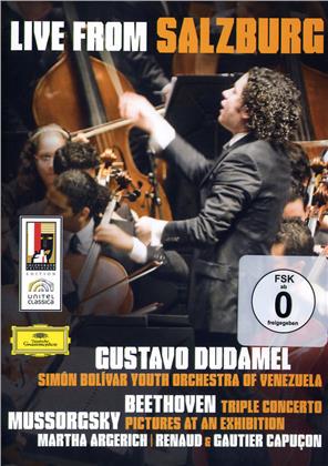 Simon Bolivar Youth Orchestra Of Venezuela, Gustavo Dudamel & Martha Argerich - Beethoven / Mussorgsky (Deutsche Grammophon)