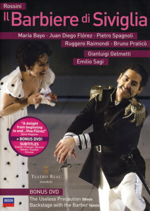 Orchestra of the Teatro Real Madrid, Gianluigi Gelmetti & Juan Diego Flórez - Rossini - Il barbiere di Siviglia (Decca, 2 DVD)