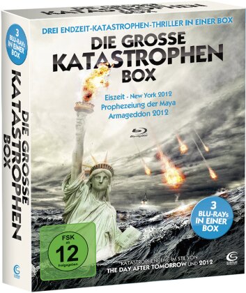 Die grosse Katastrophen-Box - Eiszeit - New York 2012 / Prophezeiung der Maya / Armageddon 2012 (3 Blu-rays)