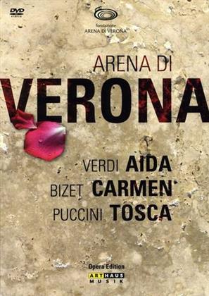 Orchestra dell'Arena di Verona - Verdi / Bizet / Puccini (Box, Arthaus Musik, 4 DVDs)