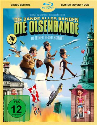 Die Olsenbande in feiner Gesellschaft - (Blu-ray 3D & 2D + DVD / 2 Discs)