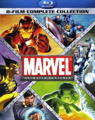 Marvel Animated Features - 8-Film Complete Collection (7 Blu-rays)