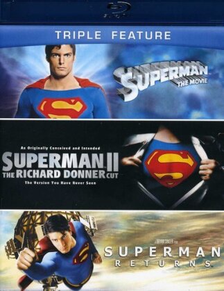 Superman: The Movie / Superman II: The Richard Donner Cut / Superman Returns - (Triple Feature 3 Discs)