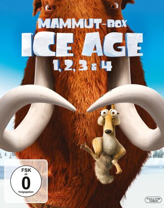 Ice Age 1-4 - Mammut-Box (4 Blu-rays)