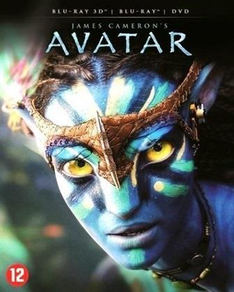 Avatar (2009) (Blu-ray 3D + Blu-ray + DVD)
