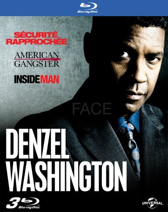 Denzel Washington - Sécurité rapprochée / American Gangster / Inside Man (3 Blu-rays)