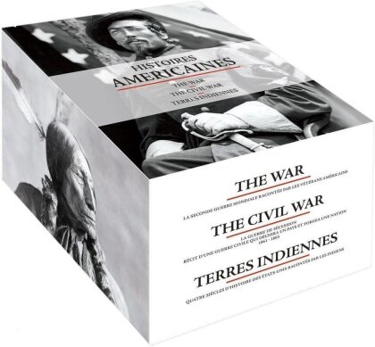 Coffret Histoires américaines - The War / Civil War / Terres indiennes (12 DVDs)