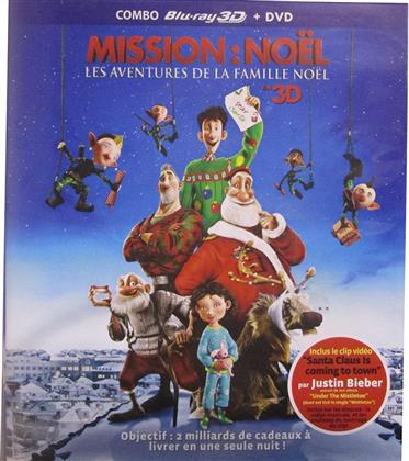 Mission: Noël - Les aventures de la famille Noël (2011) (Blu-ray 3D (+2D) + Blu-ray + DVD)