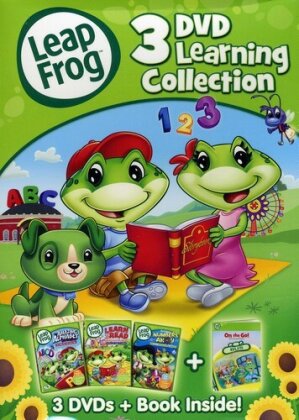 Leap Frog - 3 DVD Learning Collection (3 DVDs + Book)