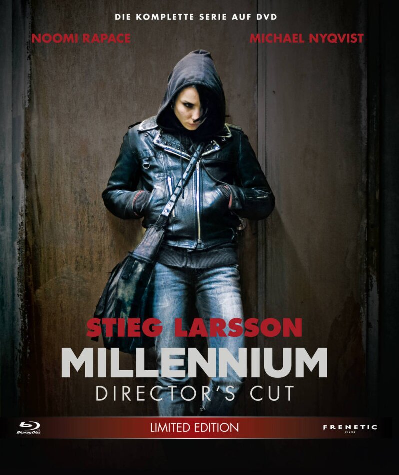 Millennium Trilogie (Director's Cut, Limited Edition, 3 Blu-rays + DVD)