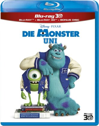 Die Monster Uni (2013) (Blu-ray 3D + 2 Blu-rays)