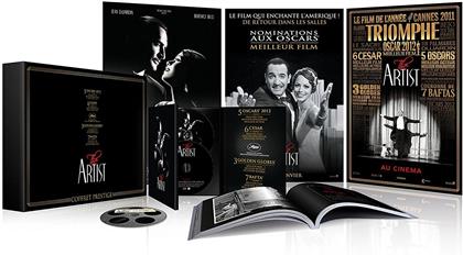 The Artist (2011) (s/w, Limited Deluxe Edition, Blu-ray + 2 DVDs + CD + Buch)