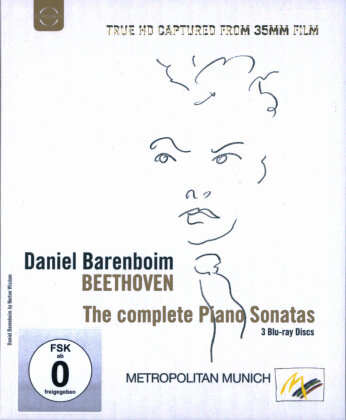Daniel Barenboim - Beethoven - The Complete Piano Sontas (Euro Arts, 3 Blu-rays)