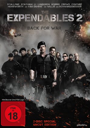 The Expendables 2 - Back for War (2012) (Special Edition, Uncut, 2 DVDs)