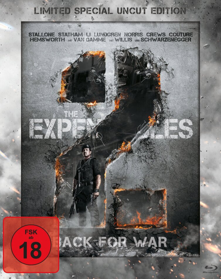The Expendables 2 - Back for War (2012) (Limited Special Edition, Steelbook, Uncut)