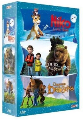 Niko - Le petit renne / L'Ours Montagne / Chasseurs de dragons (3 DVDs)