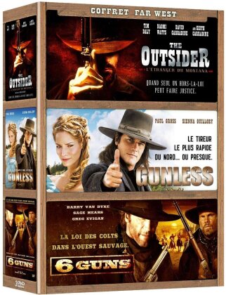 The Outsider / Gunless / 6 Guns (3 DVDs)