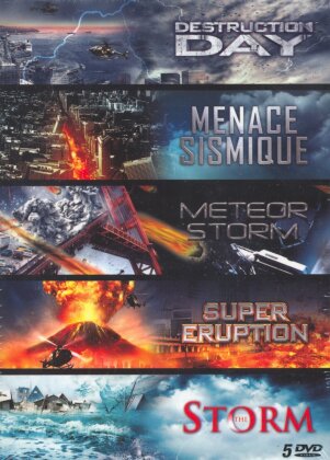 Destruction Day / Menace Sismique / Meteor Storm / Super Eruption / The Storm (5 DVDs)