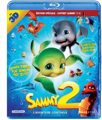 Sammy 2 - Coffret Sammy 1 + 2 (Édition Speciale, Blu-ray 3D + Blu-ray)