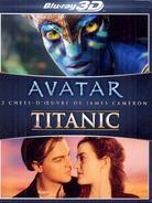 Avatar 3D (2009) / Titanic 3D (1997) (5 Blu-ray 3D (+2D) + DVD)