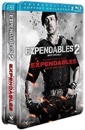 Expendables 1 + 2 (Steelbook, 2 Blu-rays)