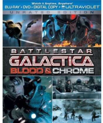 Battlestar Galactica - Blood & Chrome (2013) (Unrated, Blu-ray + DVD)
