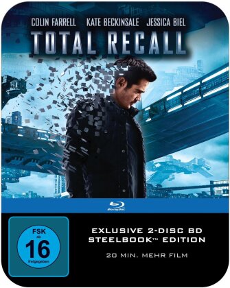 Total Recall (2012) (Director's Cut, Steelbook, 2 Blu-ray)