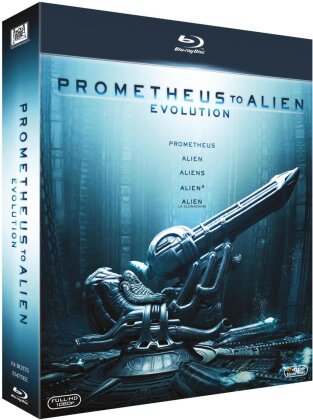 Cofanetto Alien - Prometheus to Alien - Evolution - Alien 1-4 & Prometheus (5 Blu-rays)