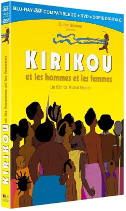 Kirikou et les hommes et les femmes (2012) (Blu-ray 3D (+2D) + DVD)