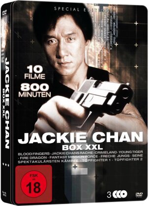 Jackie Chan Box XXL - 10 Filme Box (Metalbox, 3 DVDs)