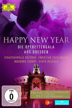 Sächsische Staatskapelle Dresden, Christian Thielemann & Diana Damrau - Happy New Year - Die Operettengala aus Dresden (Deutsche Grammophon)