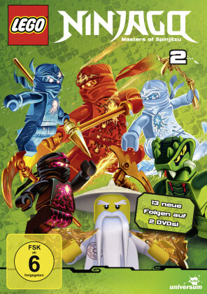 LEGO Ninjago: Masters of Spinjitzu - Staffel 2 (2 DVDs)