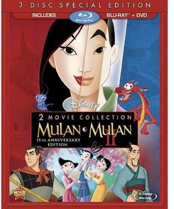 Mulan 1 & 2 (15th Anniversary Edition, 2 Blu-rays + DVD)