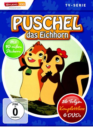 Puschel das Eichhorn - Komplettbox Vol. 1-6 (Studio 100, 6 DVDs)