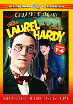 Laurel & Hardy: Early Silent Classics - Vol. 1-4 (s/w, 4 DVDs)