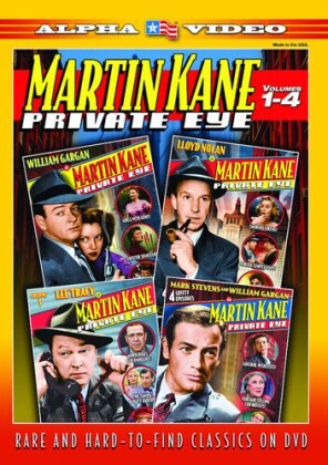 Martin Kane - Private Eye - Vol. 1-4 (s/w, 4 DVDs)