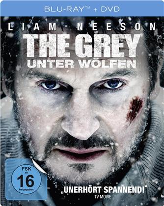 The Grey - Unter Wölfen (2011) (Steelbook, Blu-ray + DVD)