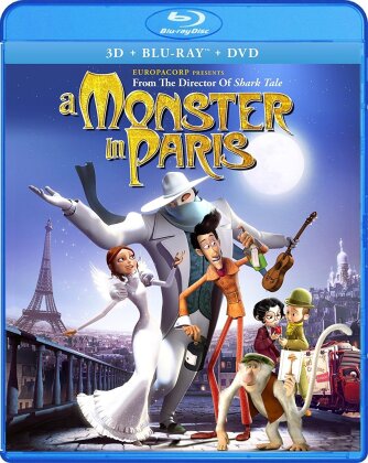 A Monster in Paris (2011) (Blu-ray 3D (+2D) + Blu-ray + DVD)