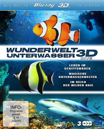 Wunderwelt Unterwasser - Dive (Édition Limitée, 3 Blu-ray 3D (+2D))
