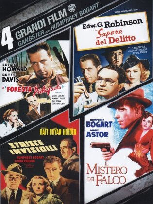 4 Grandi Film - Gangsters con Humphrey Bogart - La Foresta Pietrificata / Il Sapore del Delitto / Strisce Invisibili.. (n/b, 4 DVD)