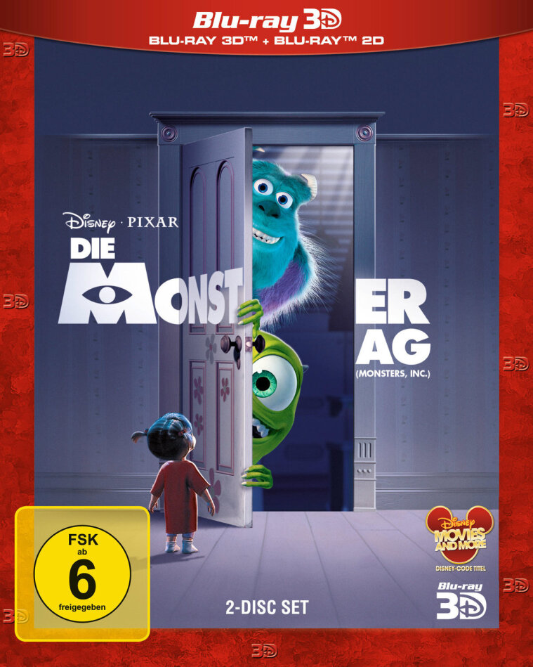 Die Monster AG (2001) (Blu-ray 3D + Blu-ray)