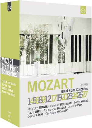 Various Artists - Mozart - Great Piano Concertos (Euro Arts, 4 DVDs)