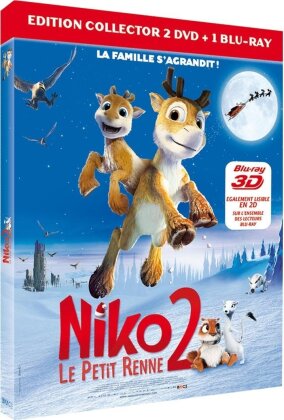 Niko 2 - Le petit renne (Édition Collector, Blu-ray 3D + Blu-ray + 2 DVD)