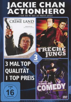 Jackie Chan Actionhero - Crime Land / Freche Jungs / King of Comedy