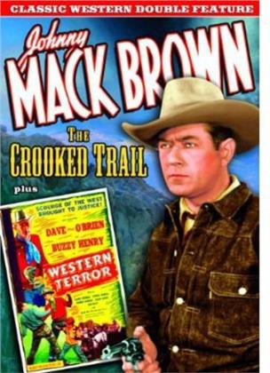 The Crooked Trail (1936) / Western Terror (1940) - Classic Western Double Feature (s/w)