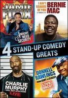 4 Stand-Up Comedy Greats - Jamie Foxx / Bernie Mac / Charlie Murphy / Donnell Rawlings (2 DVDs)