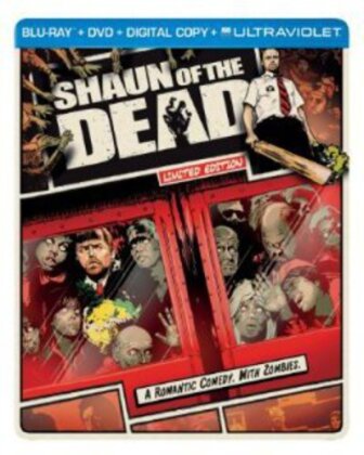 Shaun of the Dead (2004) (Limited Edition, Steelbook, Blu-ray + DVD)