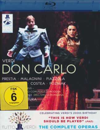 Orchestra Dell'Emilia-Romagna, Fabrizio Ventura & Giacomo Prestia - Verdi - Don Carlo (Tutto Verdi, Unitel Classica, C Major)