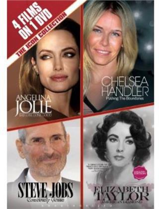 The Icon Collection - Angelina Jolie / Chelsea Handler / Steve Jobs / Elizabeth Taylor
